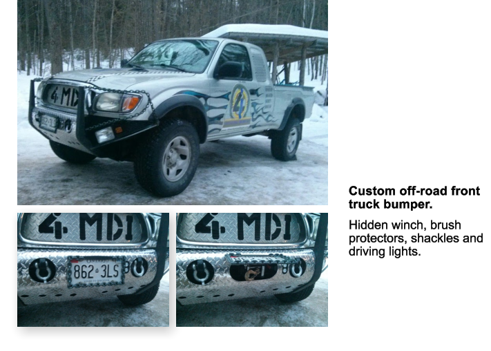 Off road truck bumper